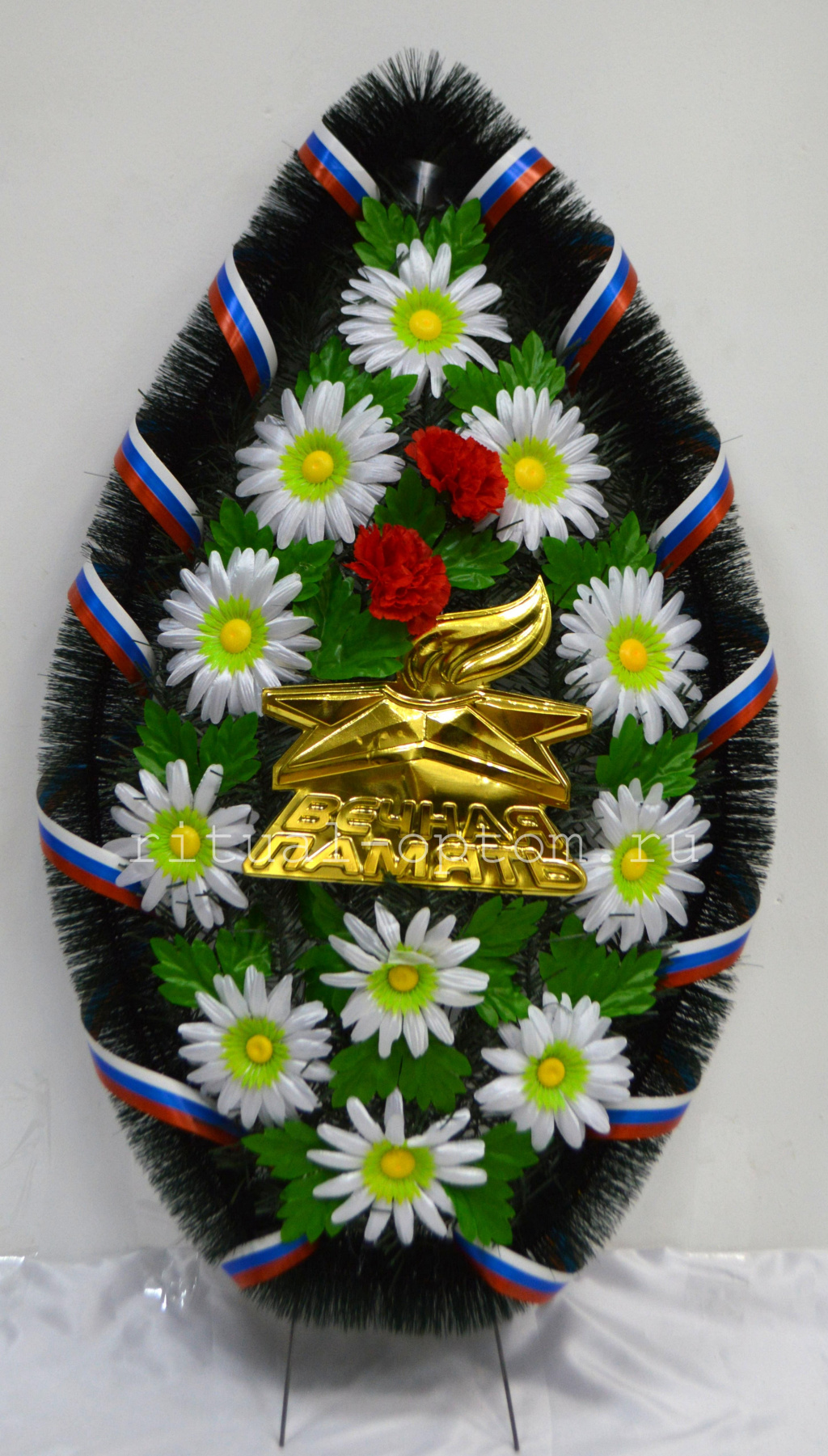  Венок "Вечный огонь" h-90 
